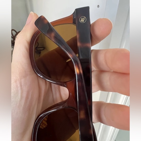 DI VALDI SUNGLASSES DV0121 women’s Brown Tortoise polarized - Picture 7 of 11